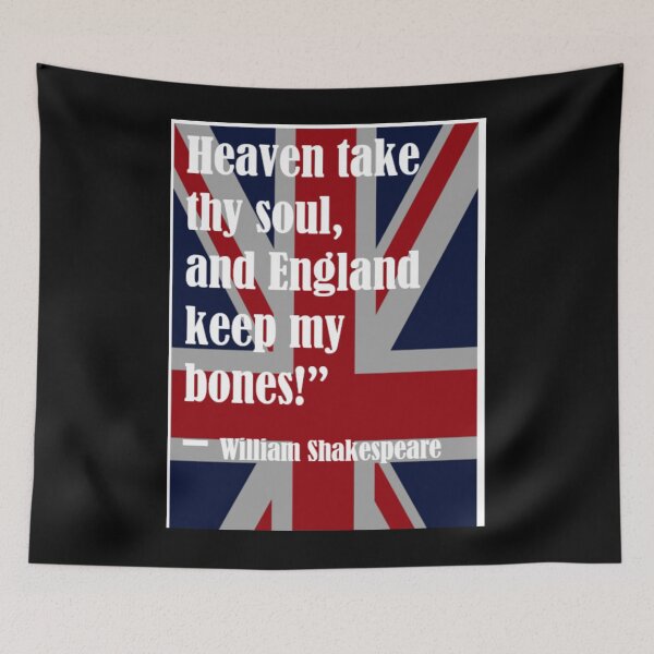 Item preview, UK Flag - Heaven Take thy soul, and England keep my Bones Classic  designed and sold by diehmbiharic.