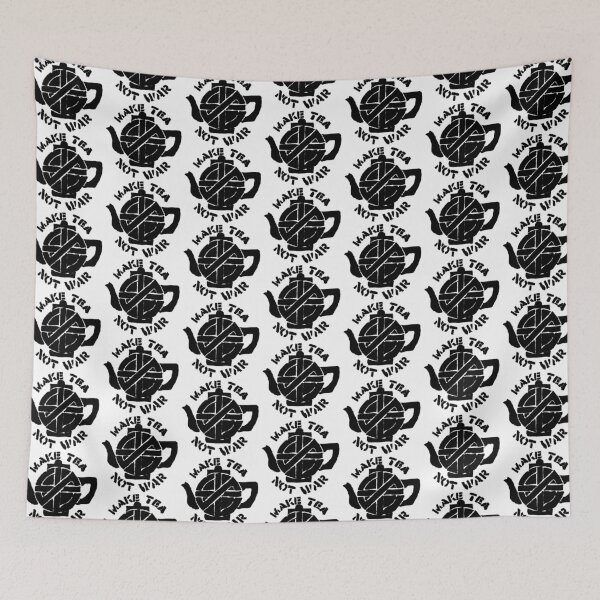 Item preview, Make Tea Not War designed and sold by Atlasia.