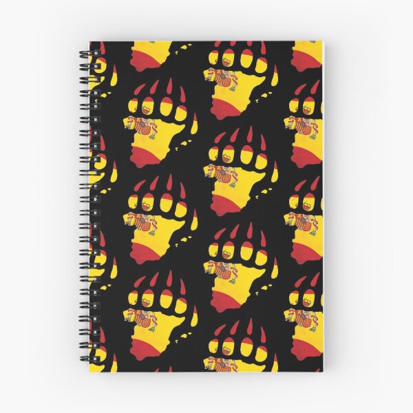 Item preview, Spanish flag bear paw designed and sold by BearYourArt.