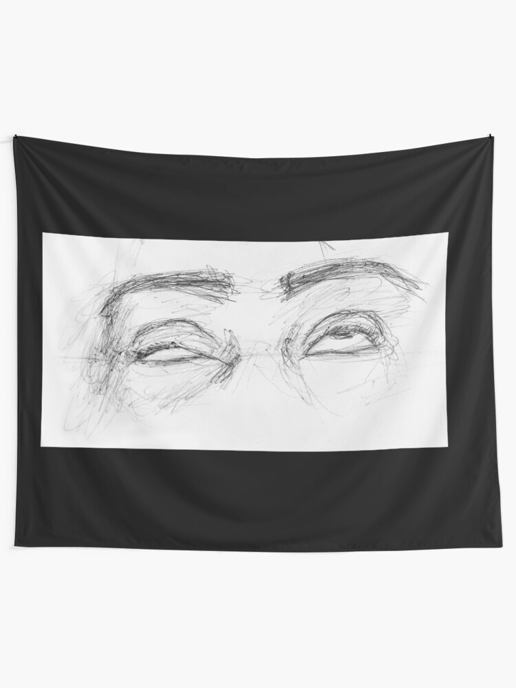 Eye Roll Tapestry By Acat Redbubble