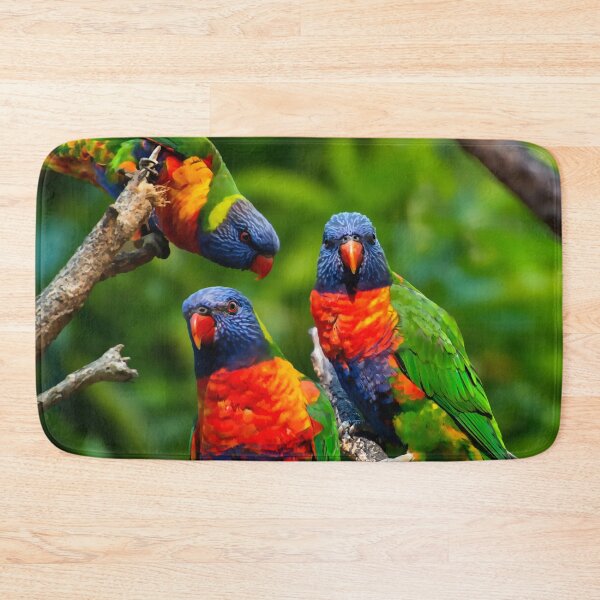 Item preview, Rainbow Lorikeet Love, Australian Birds, Bright and Colorful Birds with personality and sparkle designed and sold by Orianah.