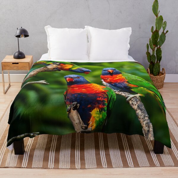 Item preview, Rainbow Lorikeet Love, Australian Birds, Bright and Colorful Birds with personality and sparkle designed and sold by Orianah.