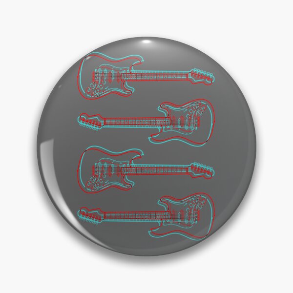 Item preview, 3D Strat Outline (black) Classic designed and sold by GodfreyZieme.