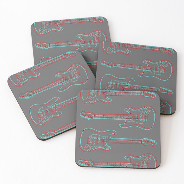 Item preview, 3D Strat Outline (black) Classic designed and sold by GodfreyZieme.