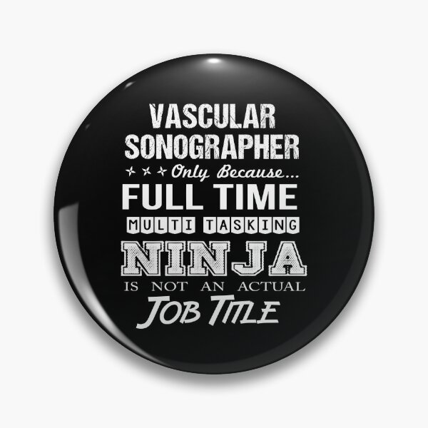 Item preview, Vascular Sonographer T Shirt - Multitasking Ninja Job Gift Item Tee designed and sold by watkinsmat.
