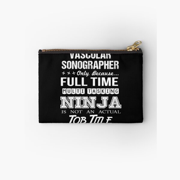 Item preview, Vascular Sonographer T Shirt - Multitasking Ninja Job Gift Item Tee designed and sold by watkinsmat.