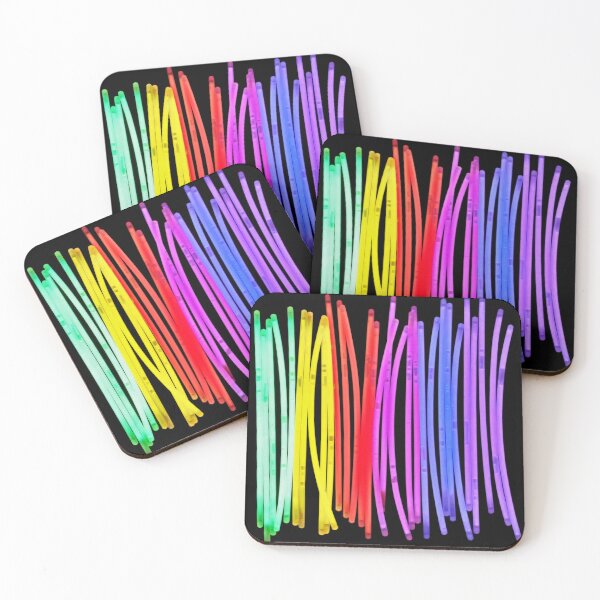 Item preview, Pride Glow Sticks on Black designed and sold by TheSplitWindow.