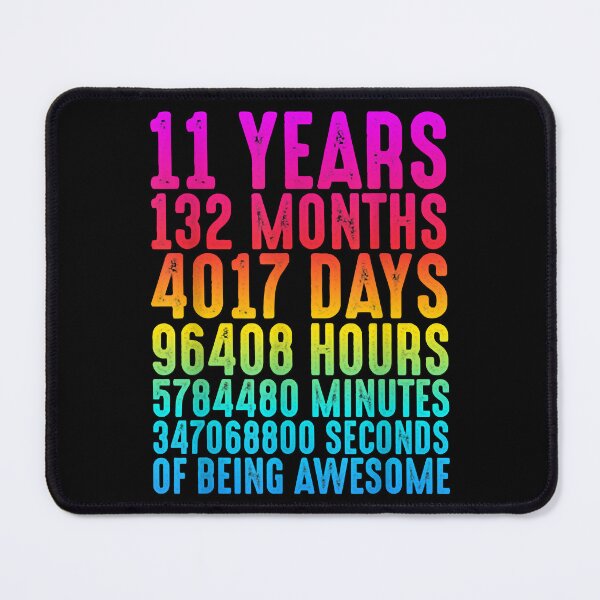 Item preview, 11 Years Old 11th Birthday Retro Vintage designed and sold by MossetVolgin.