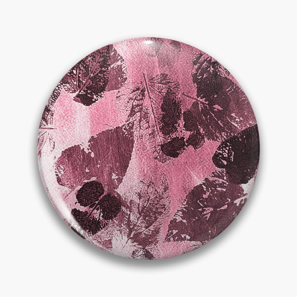 Aperçu de l'œuvre Floating leaves Plum on White by Kathryn Boundy créée et vendue par OB-Studio.