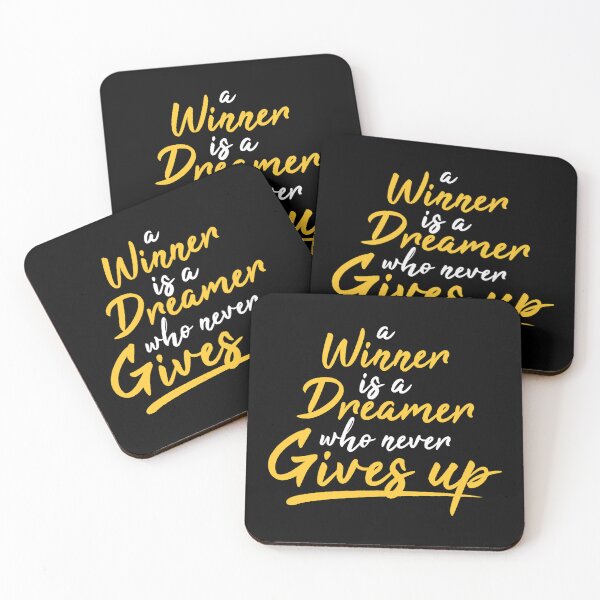 Item preview, A winner is a dreamer who never gives up designed and sold by MossetVolgin.