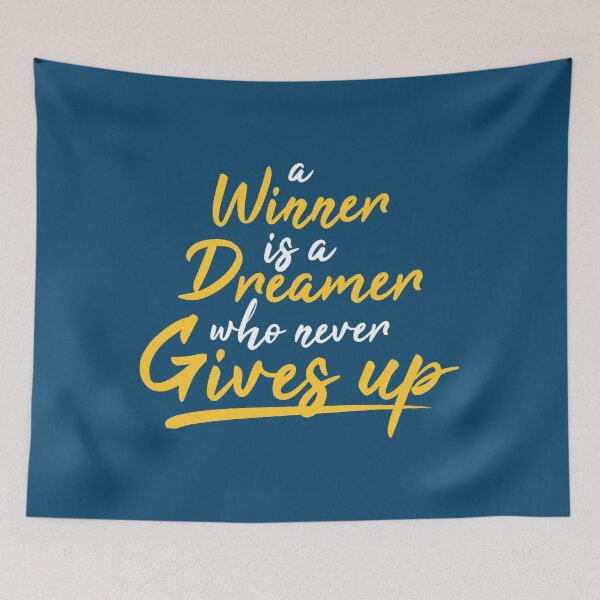 Item preview, A winner is a dreamer who never gives up designed and sold by MossetVolgin.