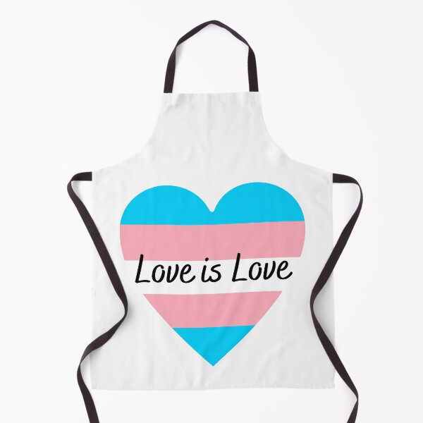 Item preview, Love is Love Trans Flag Heart designed and sold by Finding Flowers.