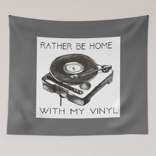 Item preview, Rather Be At Home With My Vinyl Classic designed and sold by CharlesNassauer.