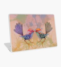 little love birds pink Laptop Skin