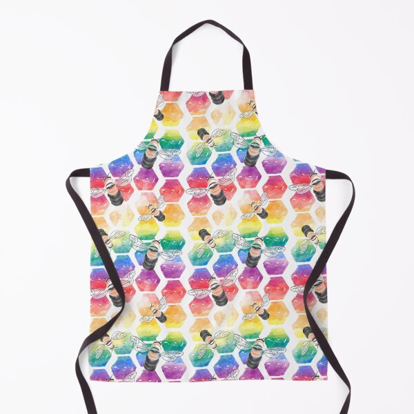 Item preview, Pride Bee Hexagon Pattern designed and sold by -Gedwolcraeft-.