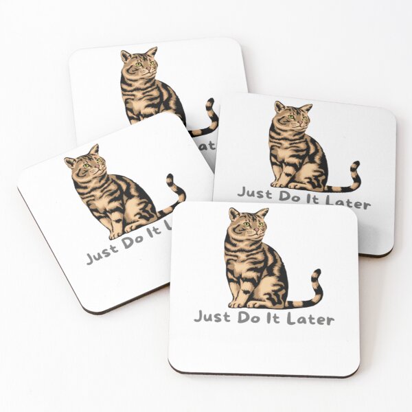 Item preview,  Just Do It Meow Funny Cat Lover designed and sold by Nero9o.