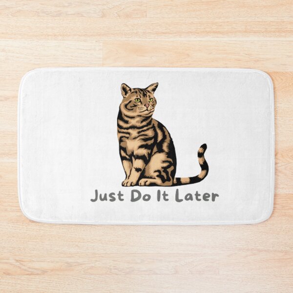 Item preview,  Just Do It Meow Funny Cat Lover designed and sold by Nero9o.