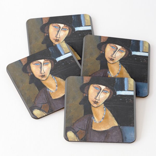 Item preview, Amedeo Modigliani - Jeanne Hébuterne with Hat and Necklace Classic designed and sold by Ronaldbak.