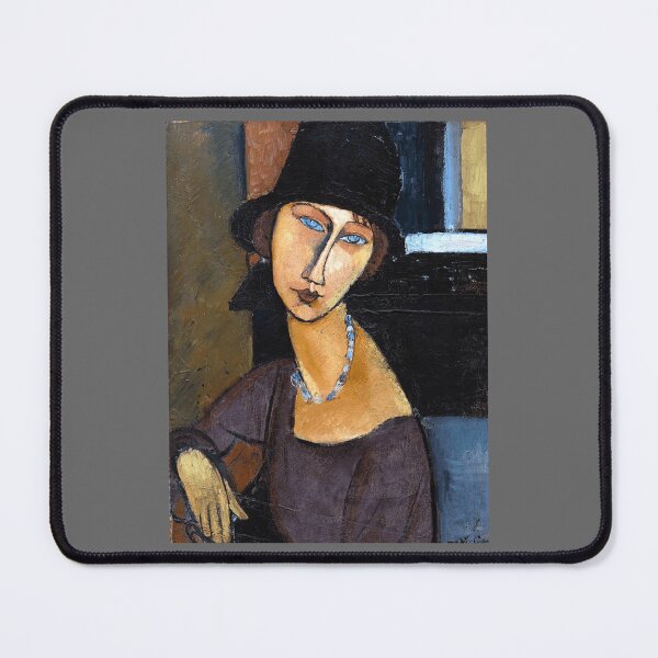 Item preview, Amedeo Modigliani - Jeanne Hébuterne with Hat and Necklace Classic designed and sold by Ronaldbak.