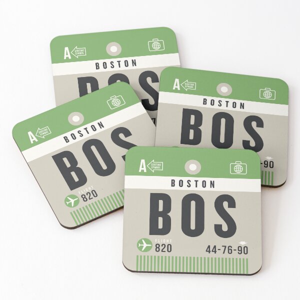 Item preview, Luggage Tag A - BOS Boston USA designed and sold by VoodooCircus.