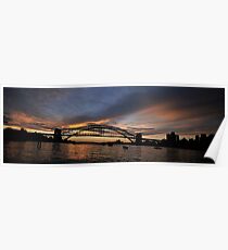 Shadows And Light , Sydney Harbour, Australia Poster