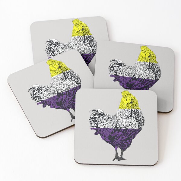 Item preview, Chicken 4: Nonbinary Pride (2022) designed and sold by Zia Frazier.