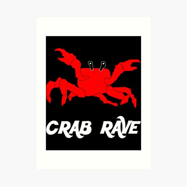 "Crab Rave Meme Crab Dance Party Active " Art Print for Sale by