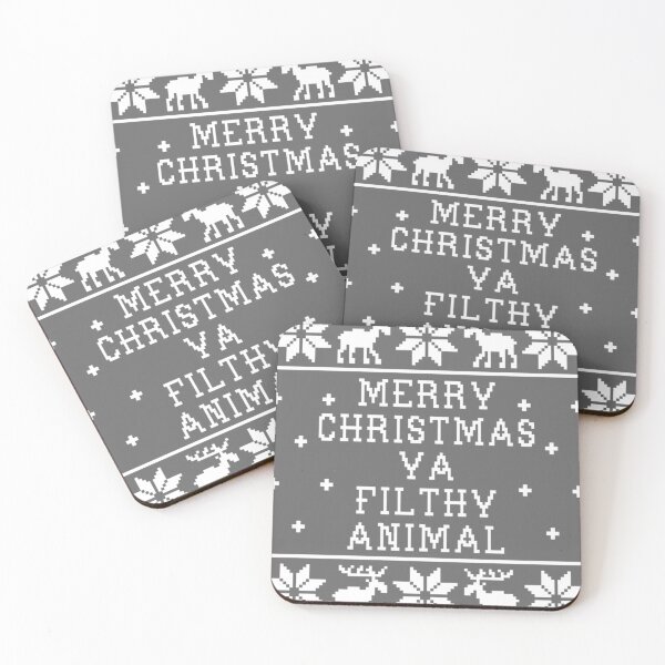Item preview, Merry Christmas Ya Filthy Animal designed and sold by KevinRya.