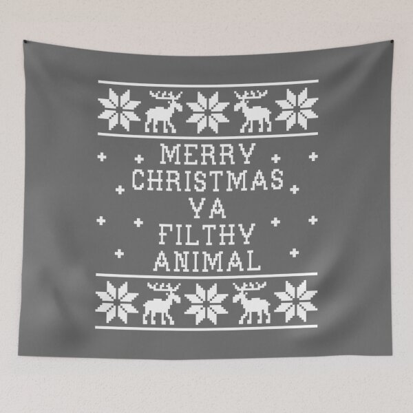Item preview, Merry Christmas Ya Filthy Animal designed and sold by KevinRya.