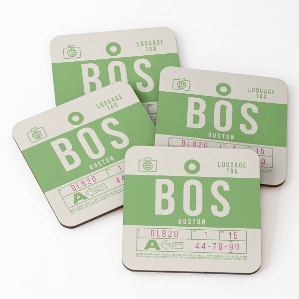 Item preview, Luggage Tag B - BOS Boston USA designed and sold by VoodooCircus.