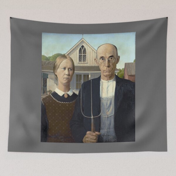 Item preview, American Gothic Painting Classic designed and sold by Ronaldbak.