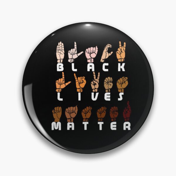 Item preview, Black Lives Matter American Sign Language ASL designed and sold by TSFamderArtist.
