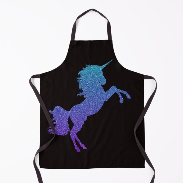 Item preview, Bright Blue and Purple Ombre Faux Glitter Unicorn designed and sold by Felicity-K.