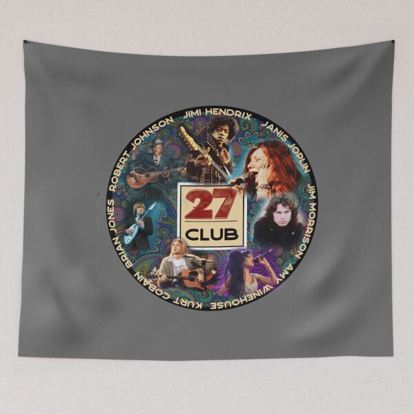 Item preview, 27 Club - Musicians who died at the tender young age of 27 Essential designed and sold by GodfreyZieme.