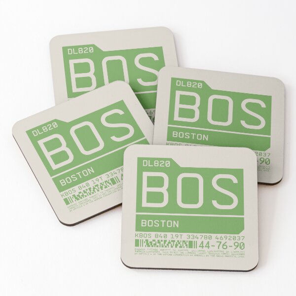 Item preview, Luggage Tag C - BOS Boston USA designed and sold by VoodooCircus.