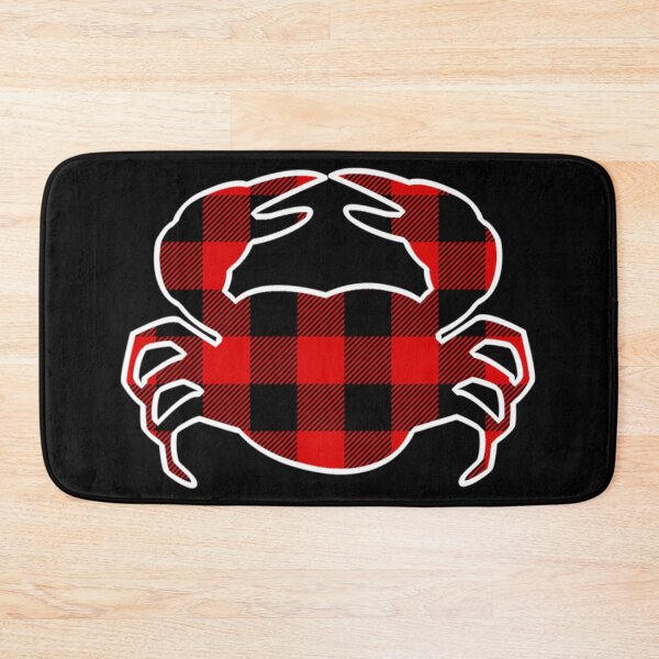 Item preview, Crab Red Buffalo Plaid Decapod Ocean Matching PJ Family Gift Active  designed and sold by polletparter.