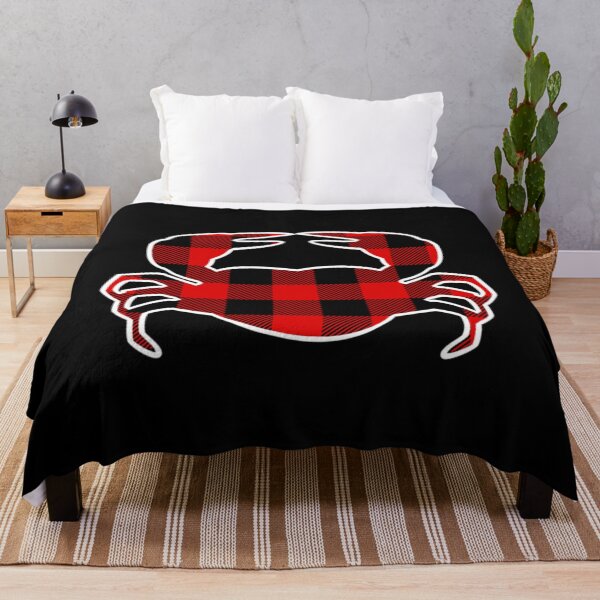 Item preview, Crab Red Buffalo Plaid Decapod Ocean Matching PJ Family Gift Active  designed and sold by polletparter.