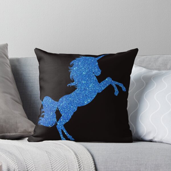 Item preview, Unicornio azul brillante con purpurina sintética. designed and sold by Felicity-K.
