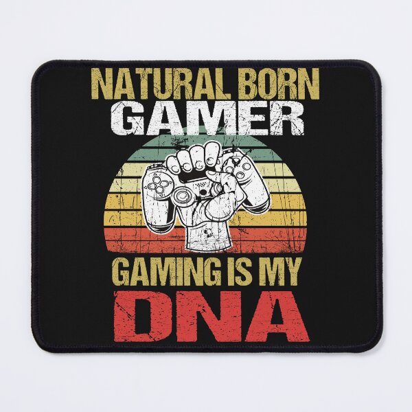 Item preview, natural born gamer gaming is my dna	 designed and sold by SheIsAQueen.