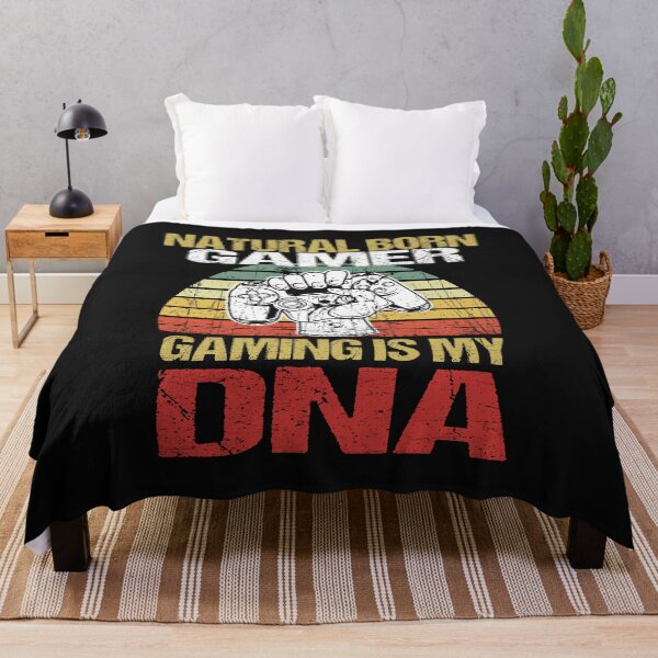 Item preview, natural born gamer gaming is my dna	 designed and sold by SheIsAQueen.