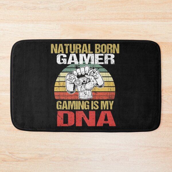 Item preview, natural born gamer gaming is my dna	 designed and sold by SheIsAQueen.