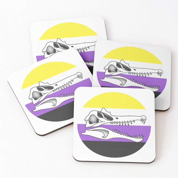 Item preview, Nonbinary Pride Spinosaurus designed and sold by bvnnyco.