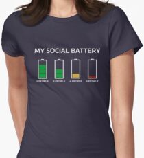 Funny Introvert Humor T-Shirt Women's Fitted T-Shirt