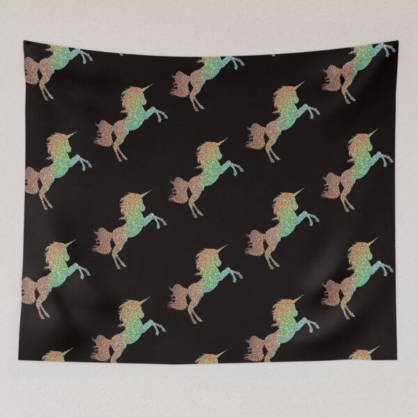 Item preview, Holographic Rainbow Faux Glitter Unicorn designed and sold by Felicity-K.