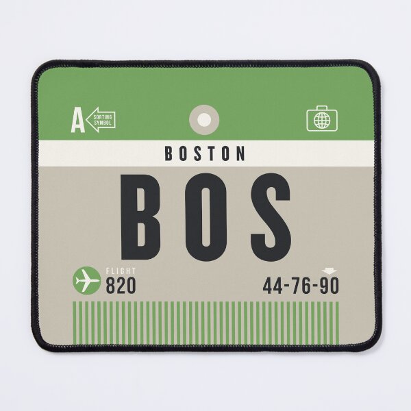 Item preview, Luggage Tag A - BOS Boston USA designed and sold by VoodooCircus.
