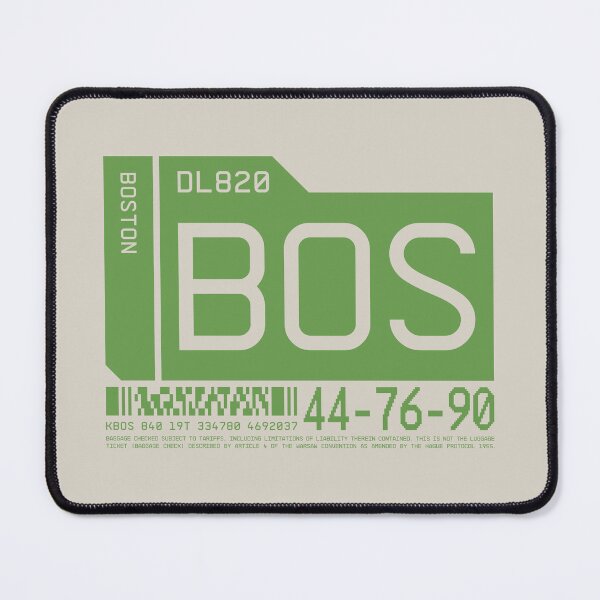 Item preview, Luggage Tag C - BOS Boston USA designed and sold by VoodooCircus.