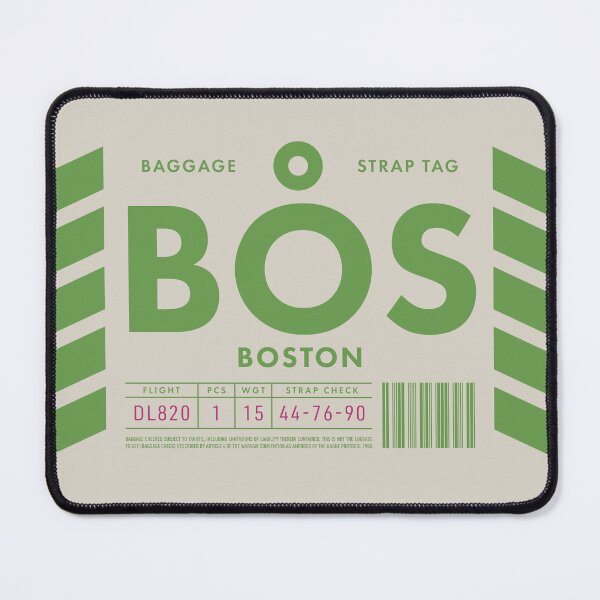 Item preview, Luggage Tag D - BOS Boston USA designed and sold by VoodooCircus.