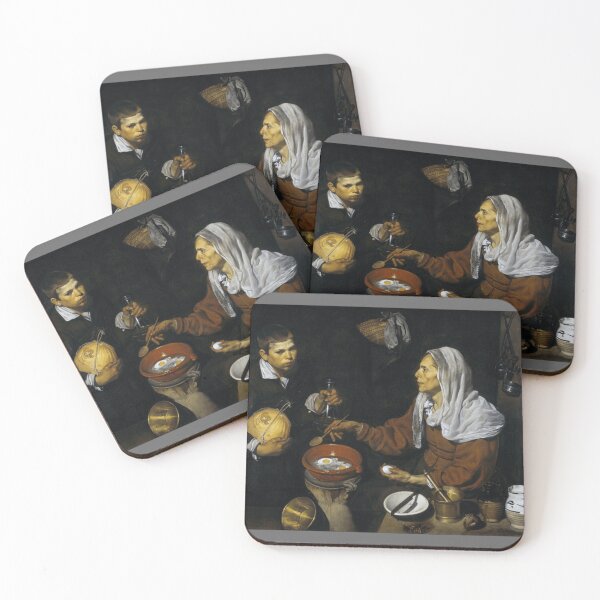 Item preview, An old woman cooking eggs by Diego Velazquez Classic designed and sold by Ronaldbak.