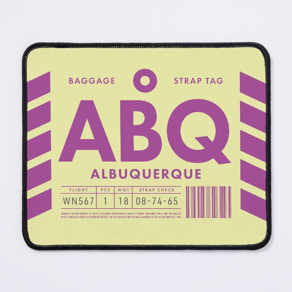 Item preview, Luggage Tag D - ABQ Albuquerque New Mexico USA designed and sold by VoodooCircus.