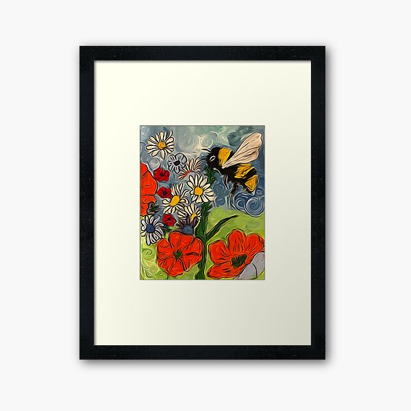 Item preview, Bee Atitude (oil) designed and sold by drmikedelgado.
